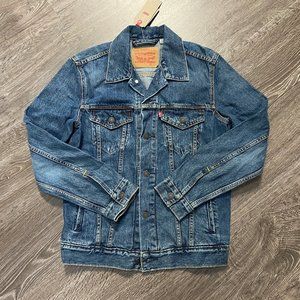 Levi's Strauss Men's Button Cotton Denim Trucker Jean Jacket 723340321 Size S